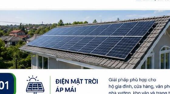 Điện mặt trời áp mái